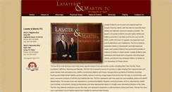 Desktop Screenshot of lasaterandmartin.com